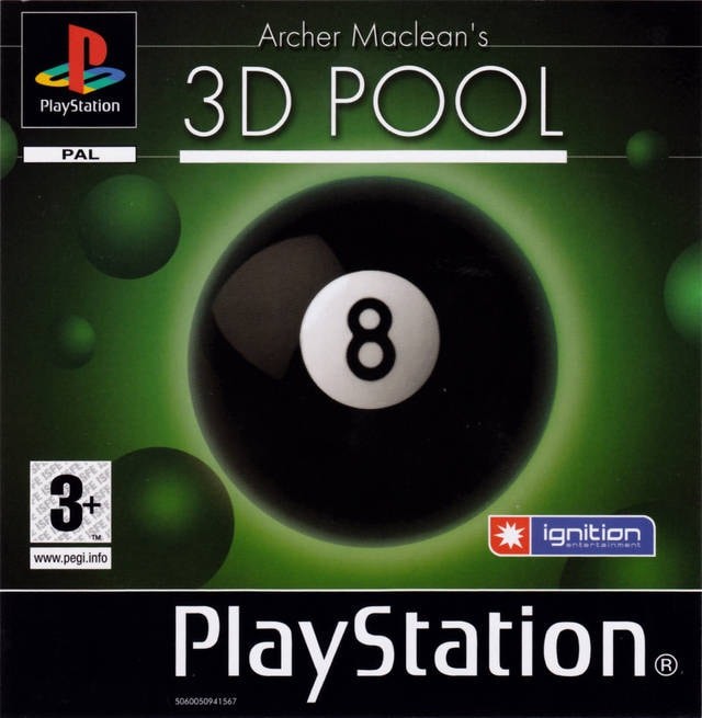 Capa do jogo Archer Macleans 3D Pool